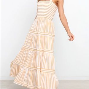 Striped maxi dress